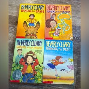 4 Beverly Cleary Ramona books